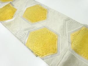 アンティーク　亀甲に若松模様織出し袋帯（材料）